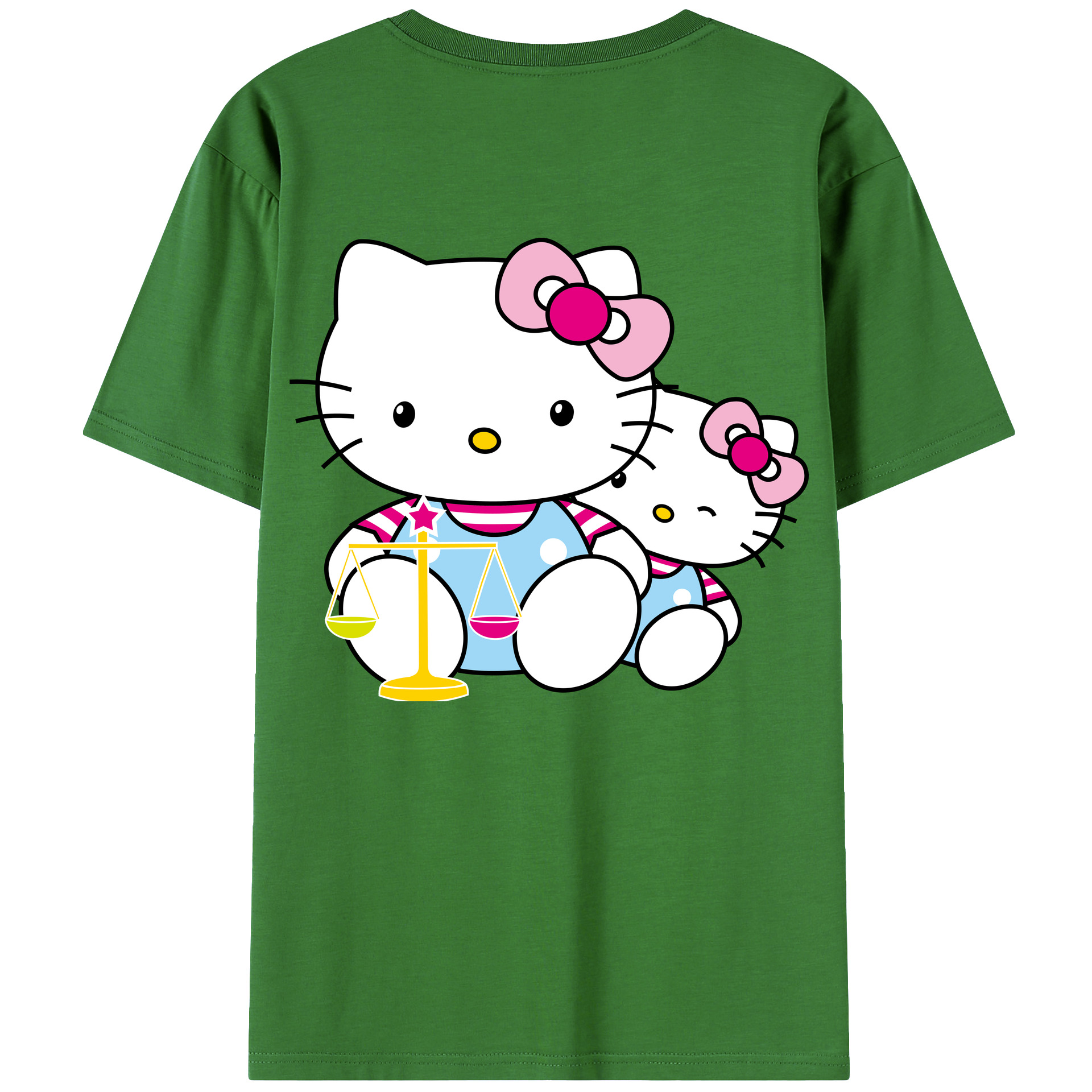 （画像用） Hello Kitty ハローキティ レディース半袖Tシャツ(バックプリント)